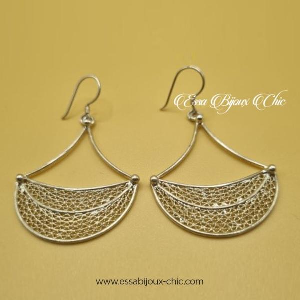 Boucles d’oreille en argent