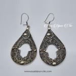 Boucles d’oreille en argent « Main Fatma »