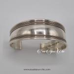 Bracelet ajustable en argent à base de fils de filigrane