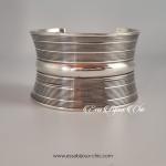 Bracelet ajustable en argent à base de fils de filigrane